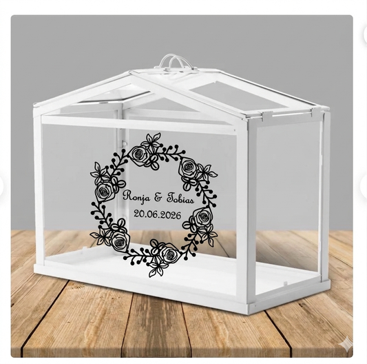 Personalisierter Hochzeitsaufkleber – Individuell mit Namen, Datum & Wunschdesign 👰🏼‍♀️🤵🏻‍♂️❣️