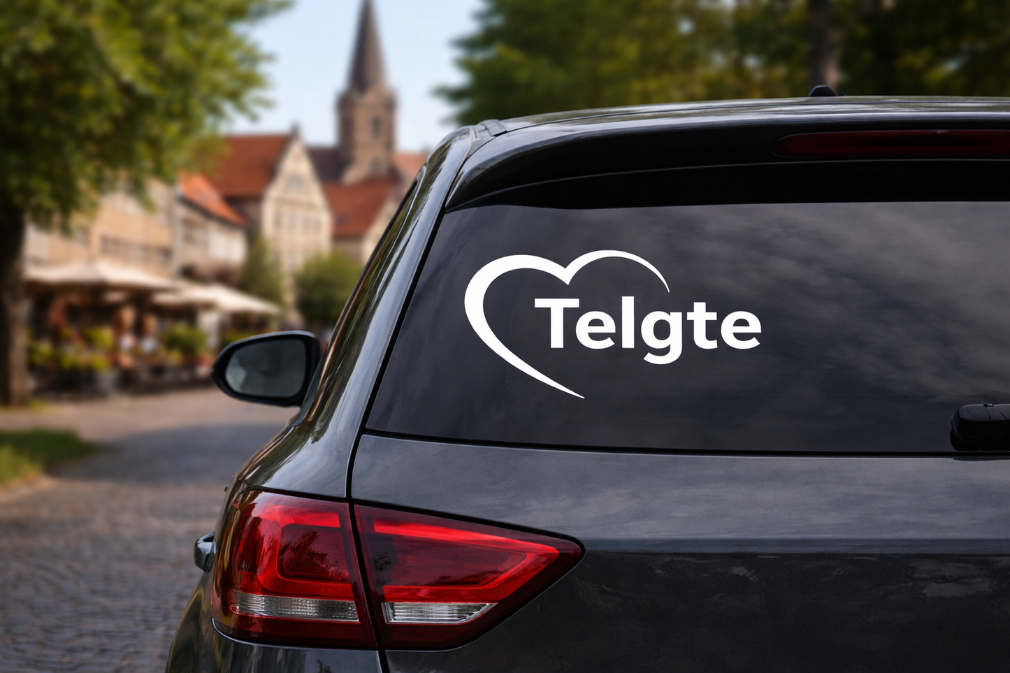 🚗❤️ Meine Stadt – Personalisierter Autoaufkleber