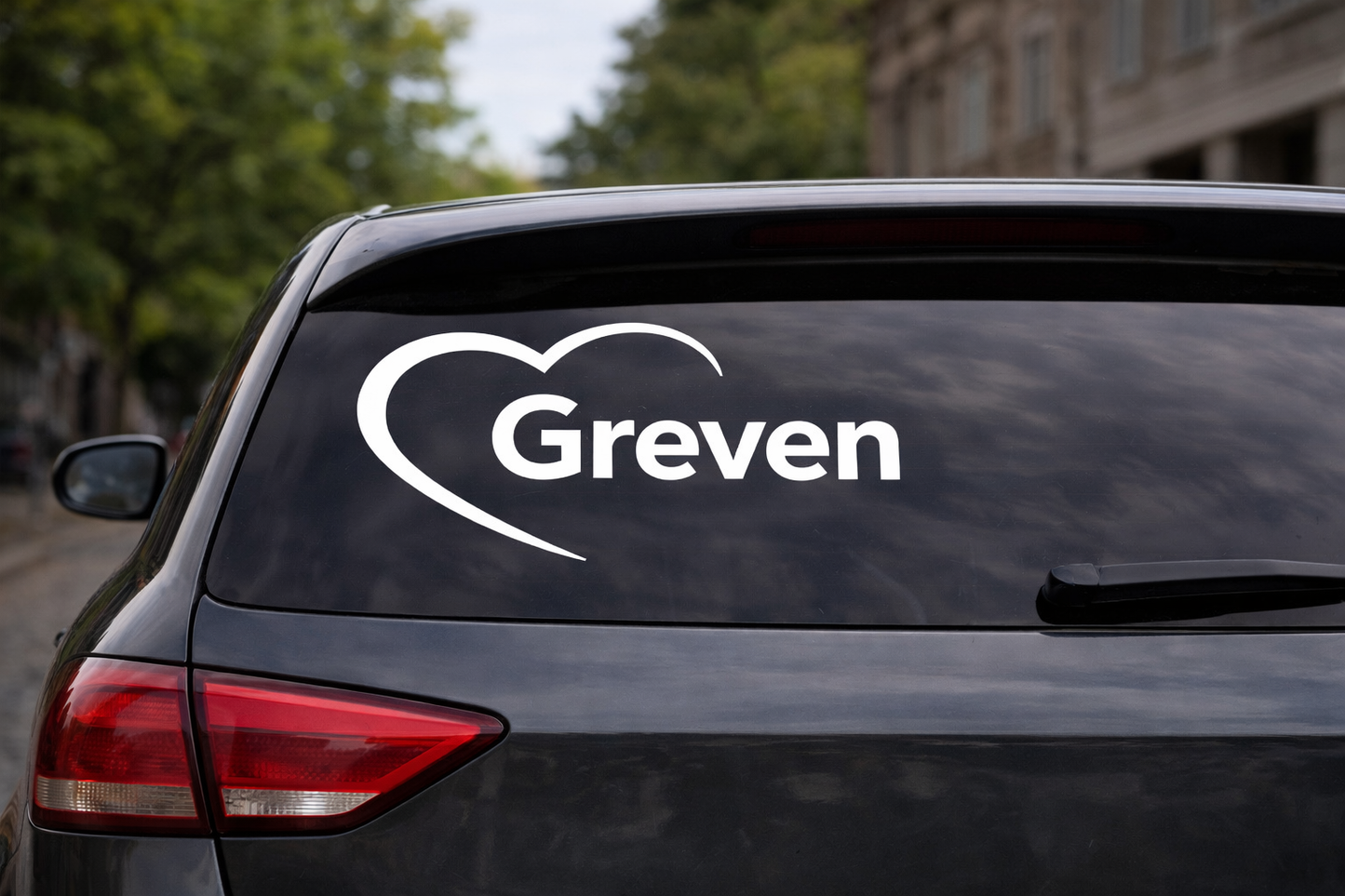 🚗❤️ Meine Stadt – Personalisierter Autoaufkleber