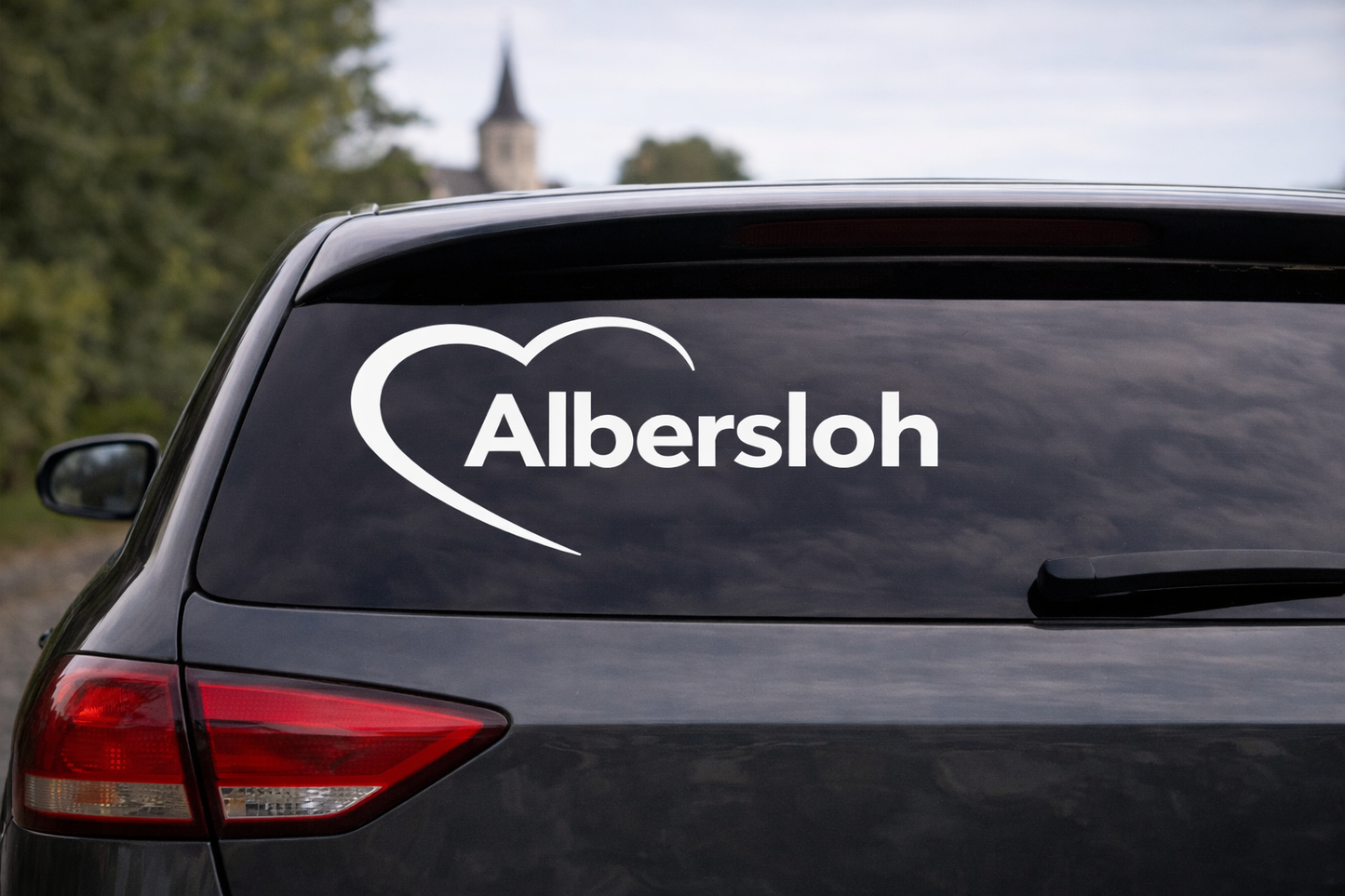 🚗❤️ Meine Stadt – Personalisierter Autoaufkleber