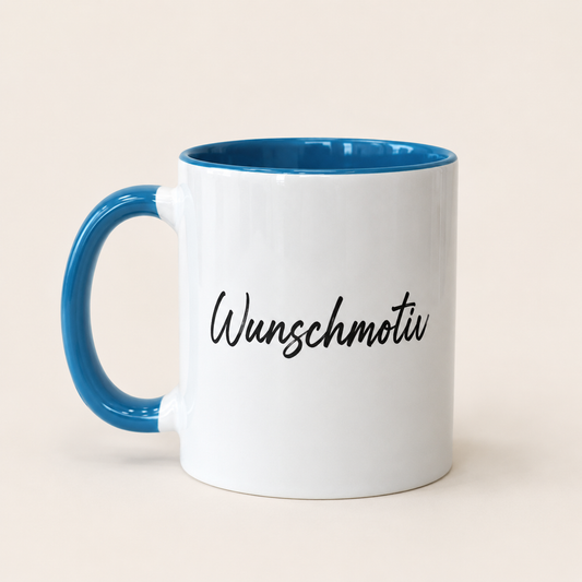 Personalisierte Tasse mit Wunschmotiv - 330ml☕✨