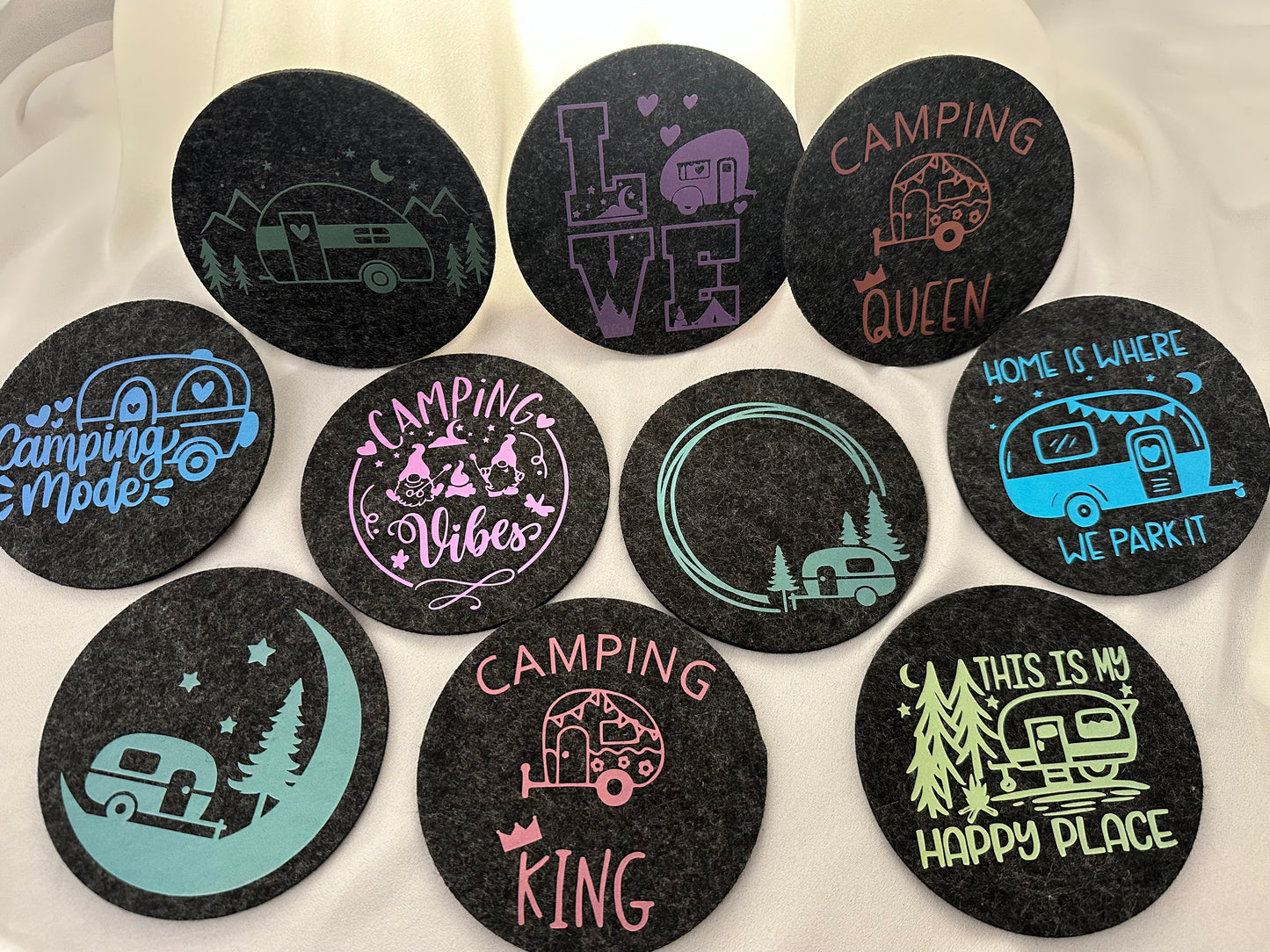 Untersetzer Camping