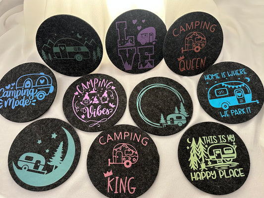 Untersetzer Camping